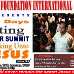 ENDURING THE CROSS:Day 5(Fasting/Prayer Summit) 